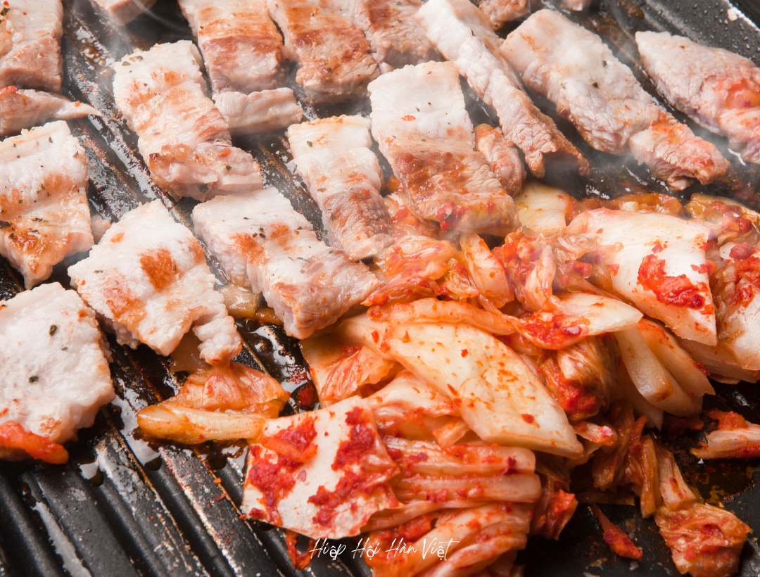 Món Samgyeopsal - Thịt ba chỉ nướng Hàn Quốc,