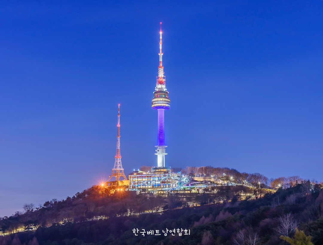 서울 남산타워 야경 서울 남산타워 야경